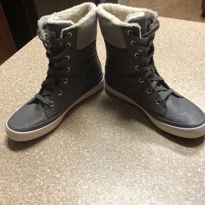 KEDS JULIET GREY LEATHER (A6)